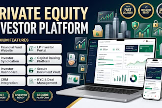 financial fund private equity investor syndication website portal development ai