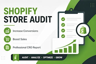 audit your shopify store and improve conversions with expert cro