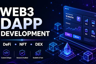 build web3 dapp, defi dapp, nft dapp and smart contract