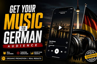 real organic german spotify music promotion streams to targeted german audience
