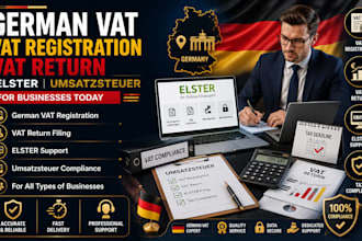 german vat vat registration vat return elster umsatzsteuer for businesses