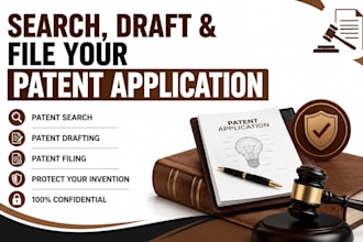 search, draft and file your patent application
