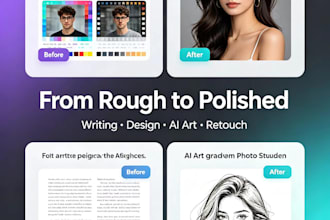 write articles, product descriptions, create ai art and photo retouching
