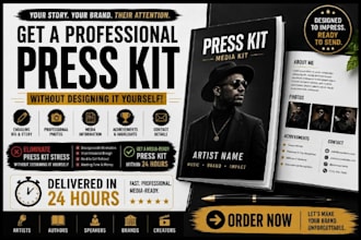 create an epk generator style digital press kit for your music career