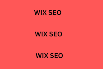 wix seo, wix design, wix redesign