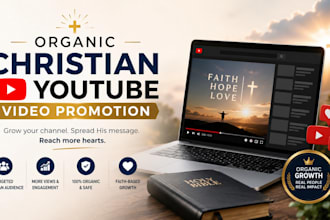 organic christian youtube video promotion
