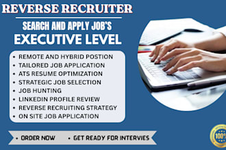 search and apply for jobs job application job hunting by reverse recruiter