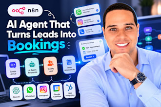 n8n ai agent for missed lead capture and job booking automation