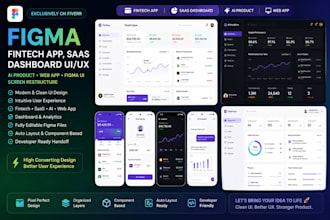 figma fintech app saas dashboard UI UX, ai product, web app, figma UI screen