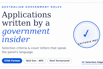 write your australian government job application and selection criteria