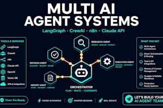 build multi ai agent systems autonomous ai with langgraph crewai n8n claude api