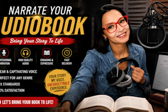 narrate your audiobook with professional voice over for acx audible standard