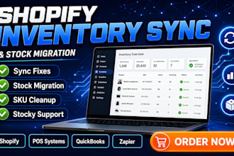 fix shopify inventory sync, stock sync, and stocky migration