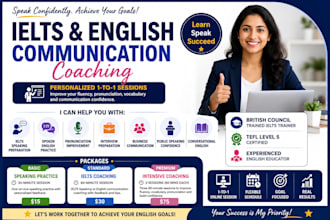 provide ielts speaking and english communication coaching