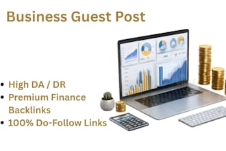 do high da business guest post for premium finance backlinks