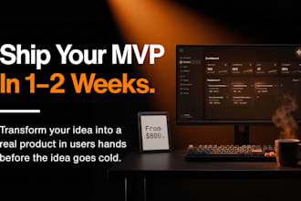 build your full stack mvp web app for startups