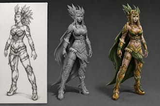 design custom anime cosplay, cosplay costume design, elf and paint cosplay masks
