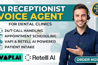 ai receptionist voice agents with vapi and retell ai for dental clinics