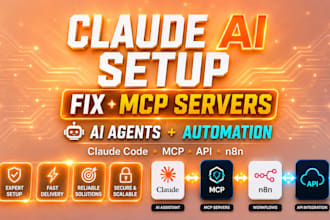 setup fix claude mcp servers claude code API claude cowork n8n claude ai agents