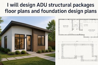 design adu structural packages floor plans foundation design plans
