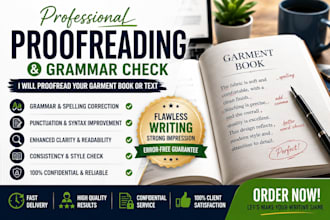 proofread and edit your german book or text and translate german to english