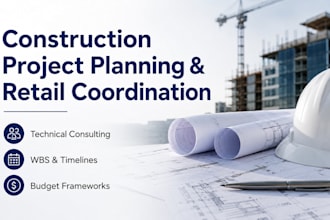 do technical construction planning and retail project coordination