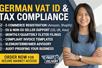 handle your german vat registration and monthly filing