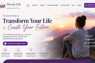 design wix life coach website holistic website life coach booking website