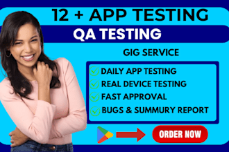 provide 12 or 20 testers for goggle play console closed testing mobile app