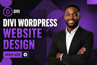 build wordpress website with divi builder, divi expert, divi customization, divi