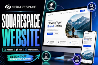 build squarespace business website, squarespace  design redesign squarespace SEO