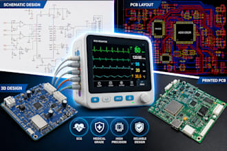 design medical pcb, healthcare electronics pcb, medical device, ecg pcb design