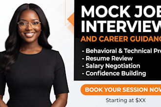 do a mock job interview and career guidance