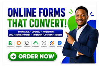 design formstack cognito paperform quiz surveymonkey typeform jotform surveys