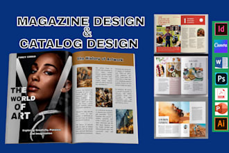 do magazine design trifold brochure booklet catalog newsletter cookbook design