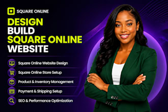 create square online website design, square store setup, and ecommerce website