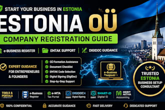 guide estonia ou company registration, ebusiness register, emtak, digidoc setup