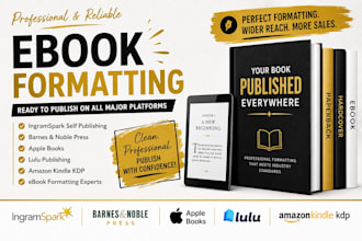 do ingramspark self publishing barnes and noble apple book lulu ebook formatting