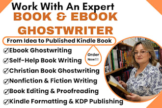 be your ebook writer, christian book writer, christian ghostwriter