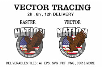 do vectorize logo vector tracing raster to vector