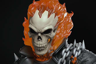 3d model custom 3d action figure, warhammer print and paint dnd characters stl