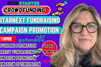 create starnext fundraising campaign and promote charity, gofundme, kickstarter