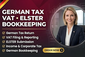german tax number, vat registration, income tax steuerberater, bookkeeping, eori