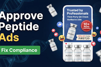run peptide ads, cbd ads approval, kratom ads, peptide marketing expert