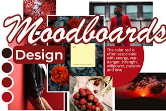 urate a strategic moodboard and visual concept for your project