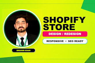 build or customize your shopify theme and store design