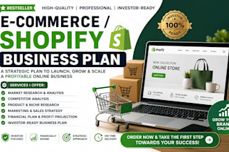 write a comprehensive ecommerce or shopify business plan