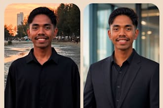 turn your photo into a professional business portrait