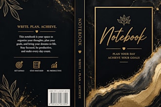 design a professional KDP book cover