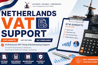 prepare netherlands vat filing, dutch btw aangifte and vat return support